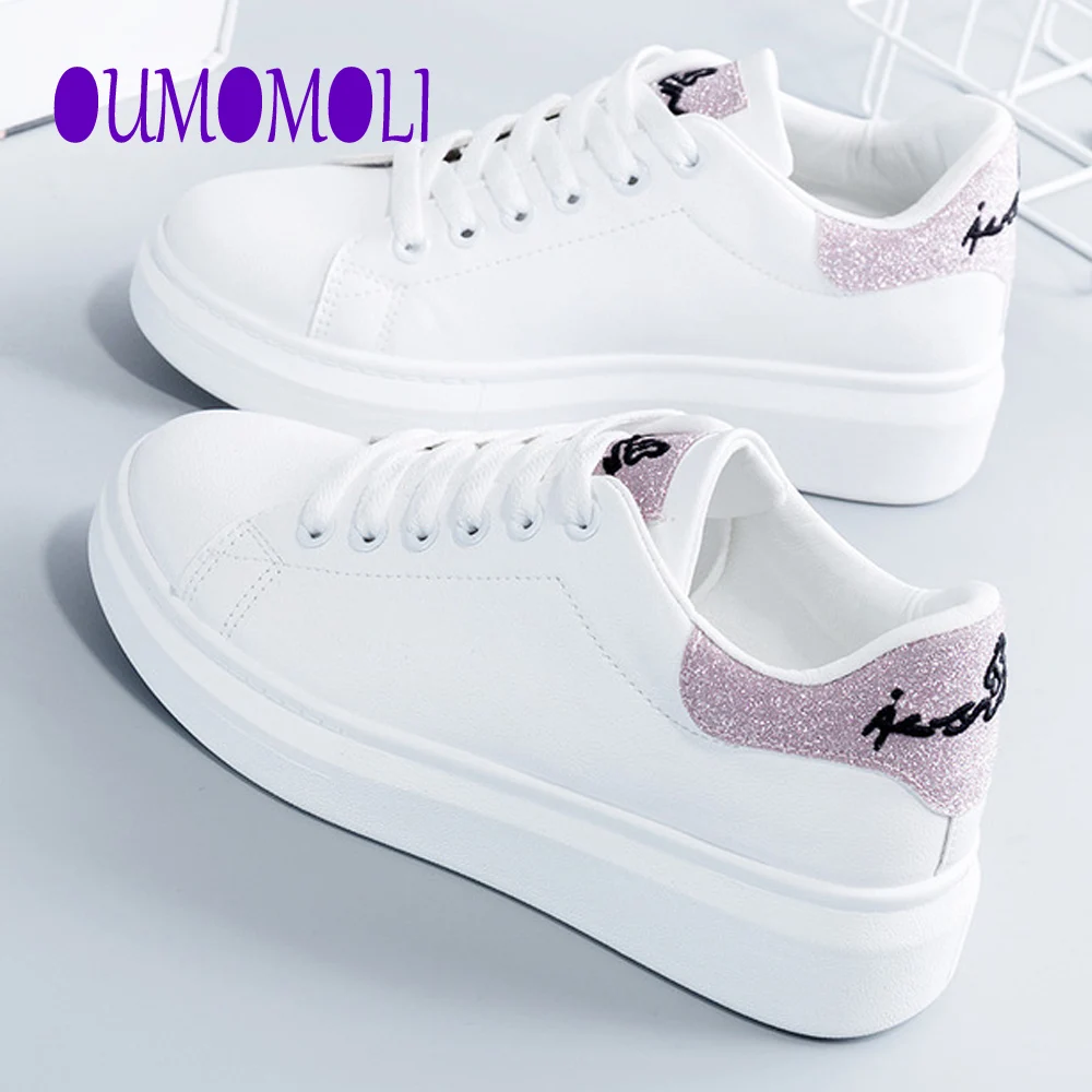 Новинка модная весенне Осенняя обувь из искусственной кожи на плоской подошве