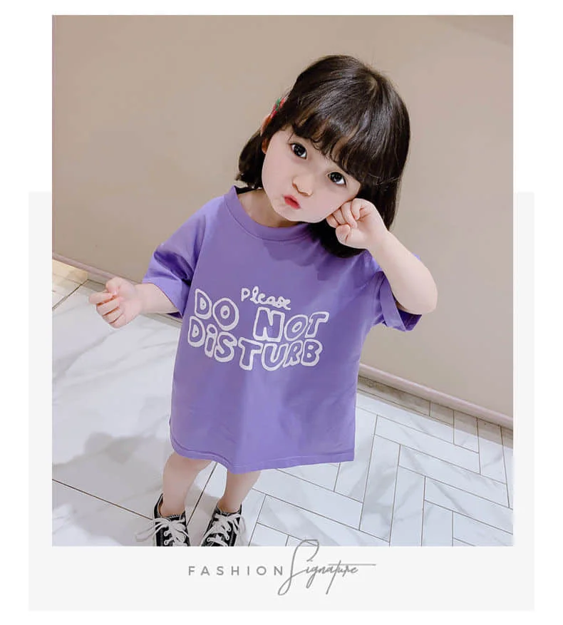 

Children's clothing women's summer children's short-sleeved T-shirt 2020 baby girls summer dress foreign style long dress fashio
