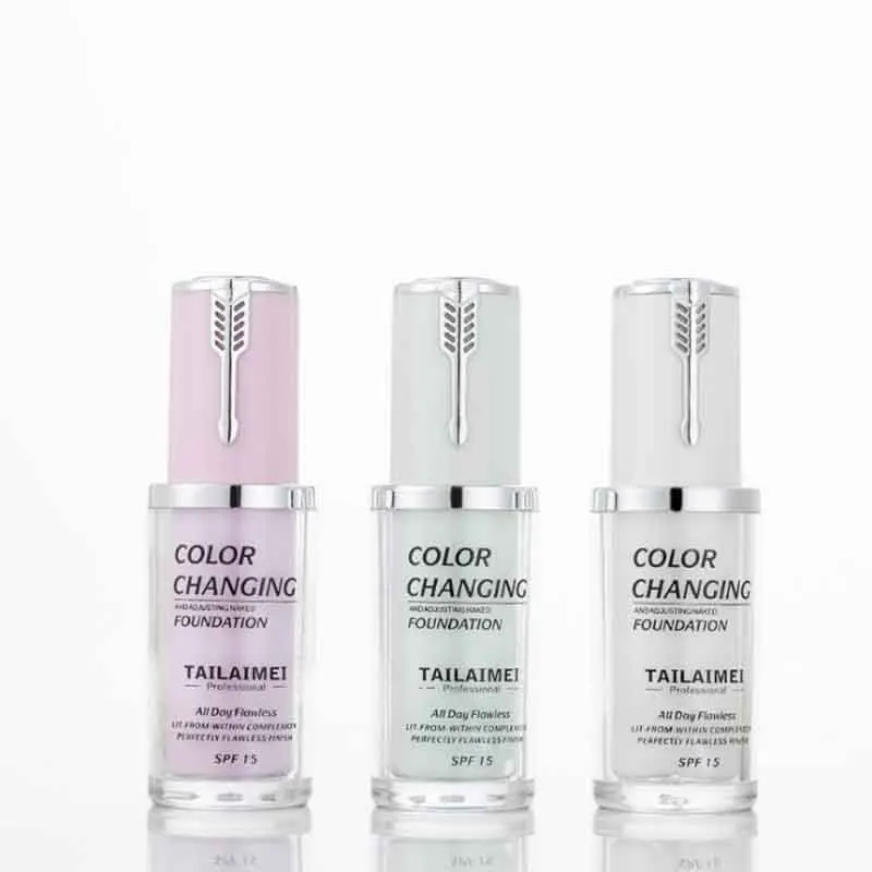 set TLM брендовый консилер Тональная основа на весь день Жидкая основа под макияж изменение тона вашей кожи, просто смешивая - Цвет: set