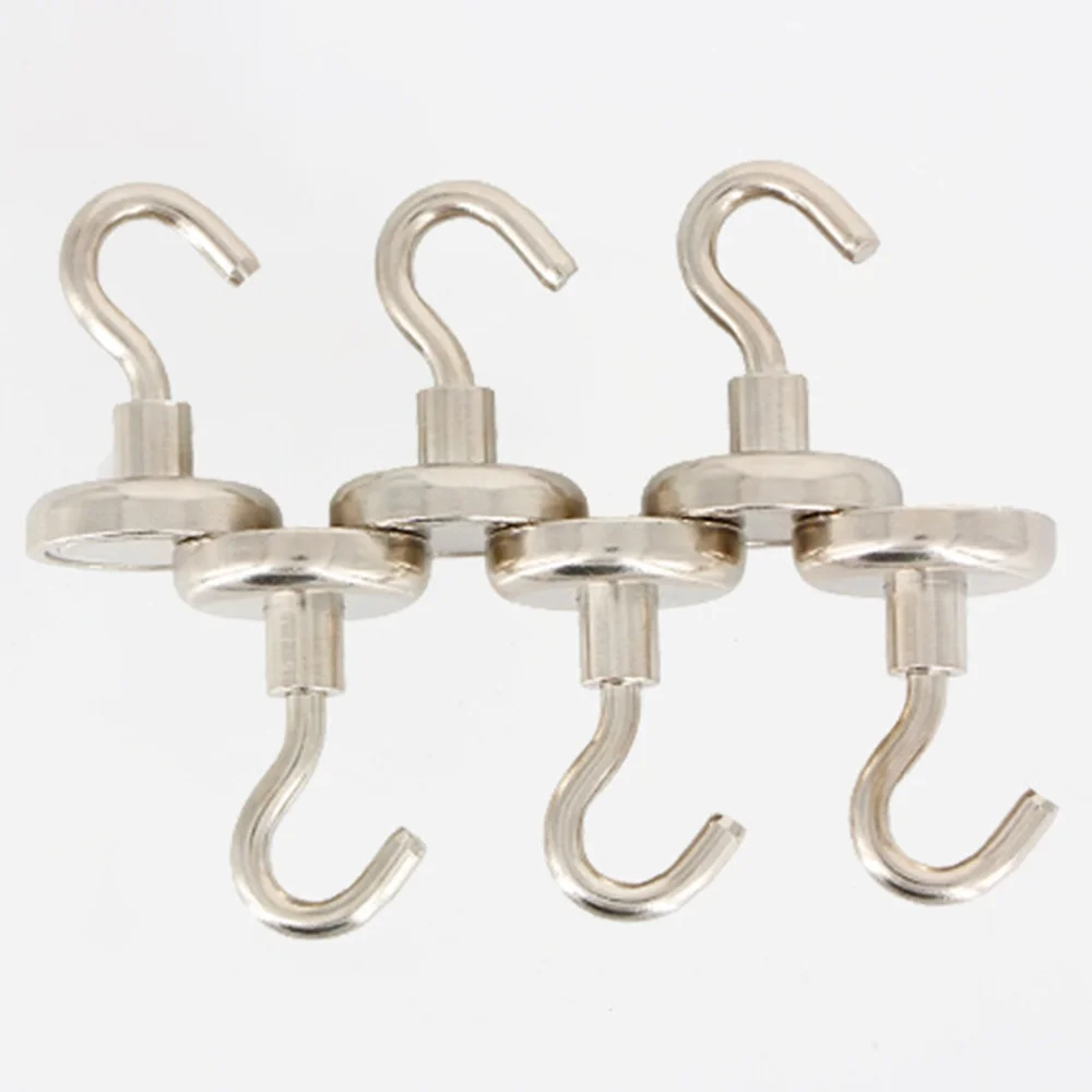 

20pcs Magnetic Clothes Hat Hooks Practical Sundries Hooks for Home Office Kitchen Garage