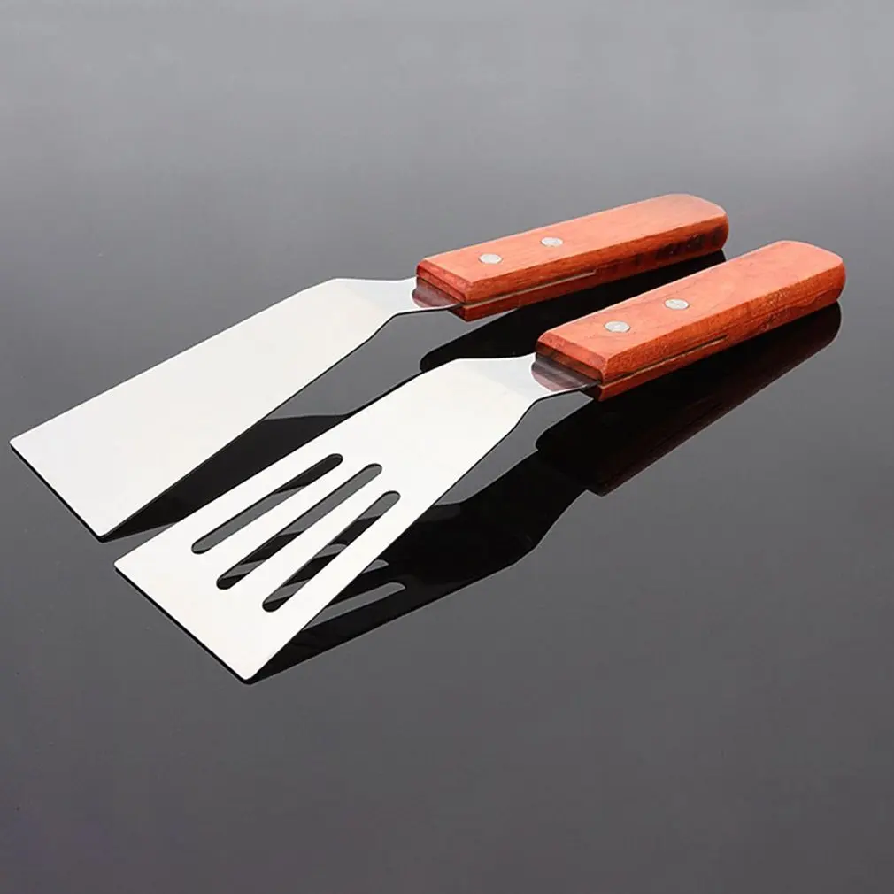 2018 плоская лопатка для барбекю инструменты приготовления пищи щипцы из