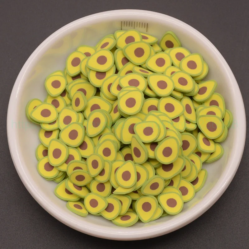 65 г персиковый банан авокадо в форме суши полимеры глиняные ломтики