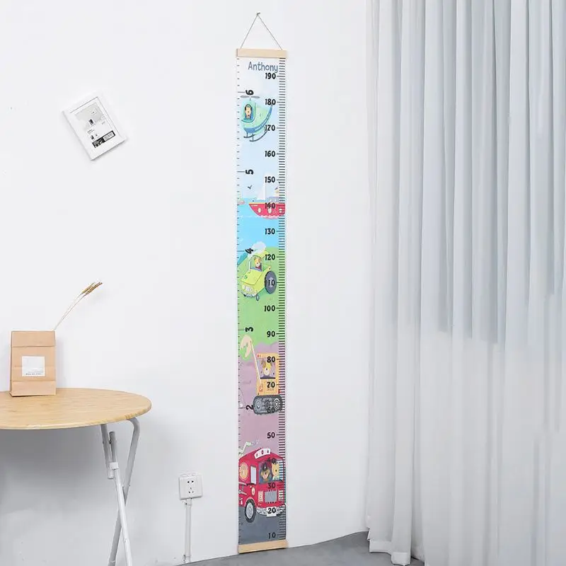 Regla de medida de altura para colgar en la pared, tabla de crecimiento para ni&ntilde;os, decoraci&oacute;n del hogar-4