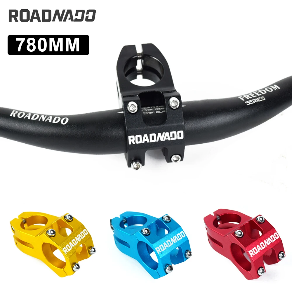 Руль и стержень для горного велосипеда ROADNADO из алюминиевого сплава 780 мм 31 8