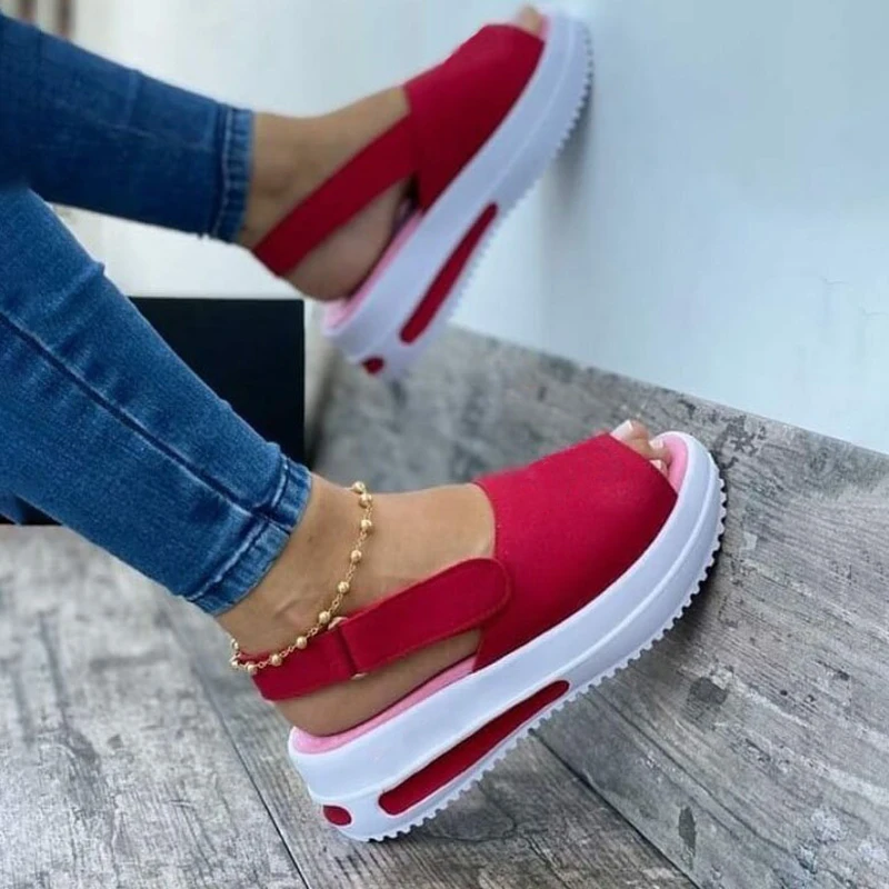 

2021 New Women Sandals Soft Stitching Ladies Sandals Comfortable Flat Sandals Women Open Toe Beach Shoes Woman Footwear