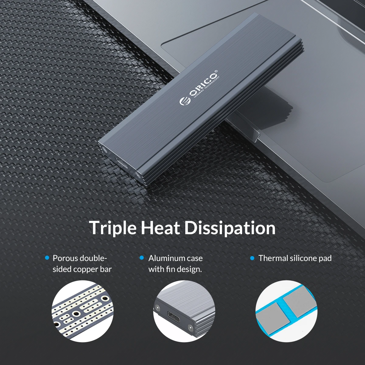 ORICO NVME M.2 SSD Корпус чехол USB3.1 GEN2 10 Гбит/с SSD Мобильный коробка для жесткого диска внешний корпус чехол для M2 SSD чехол