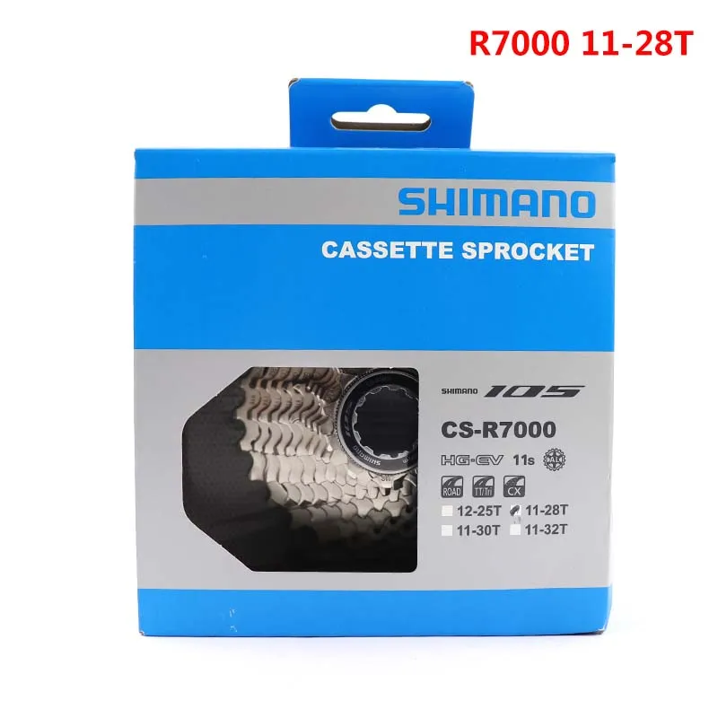 SHIMANO 105 CS R7000 11S дорожный велосипед HG Кассетная Звездочка Freewheels 11-28T 11-30T 11-32T 11-34t 105 5800 R7000 Кассетная звездочка