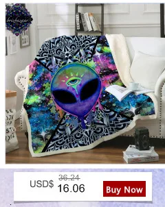 Комплект постельного белья Trippy Alien by Brizbazaar, акварельный колдовский пододеяльник, набор постельного белья "Третий глаз", 3 шт., покрывала "Мандала блюдце"