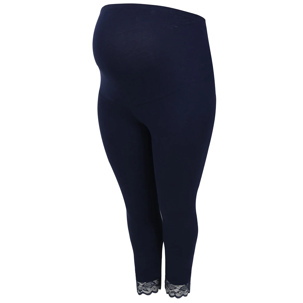 Брюки для беременных Одежда удобные женские длинные брюки Леггинсы черные с