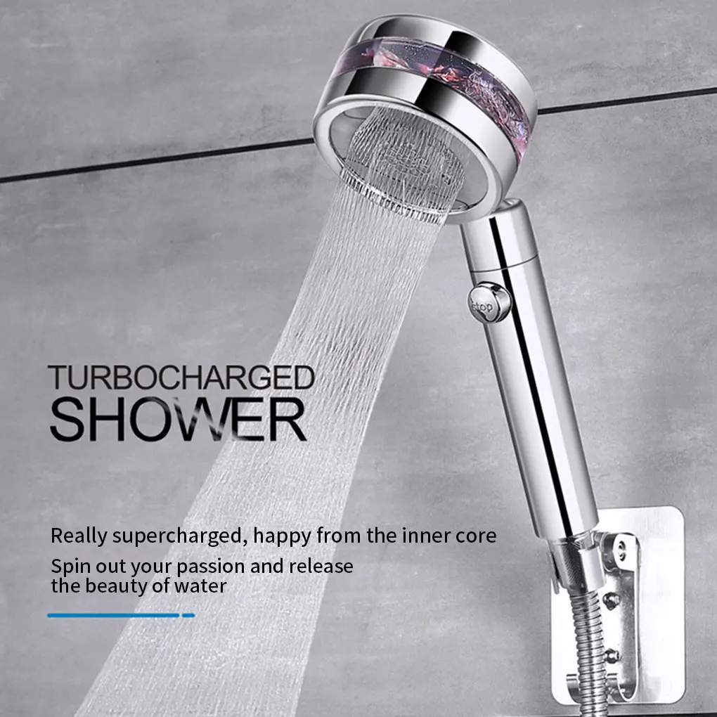

20mm Universal Shower Head Detachable Handheld Shower Head Pressure Boosting Plastic Water Sprayer Household Bathroom Showerhead