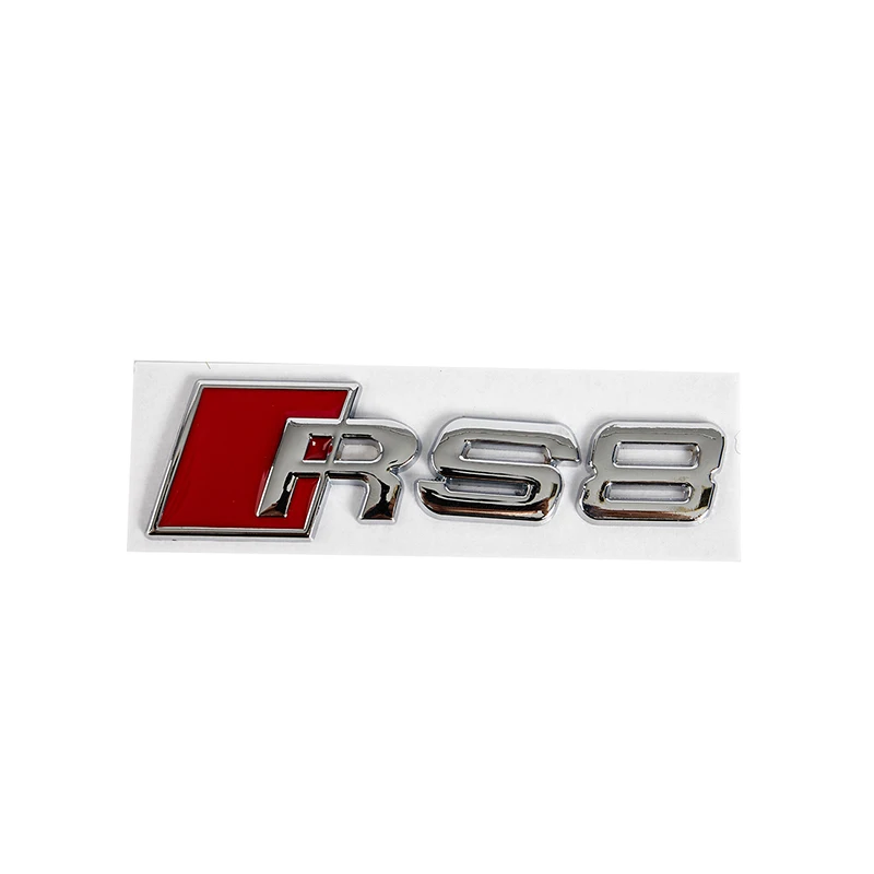 Металлическая 3d-эмблема для Audi RS3 RS4 RS5 RS6 RS8 стильные металлические автомобильные