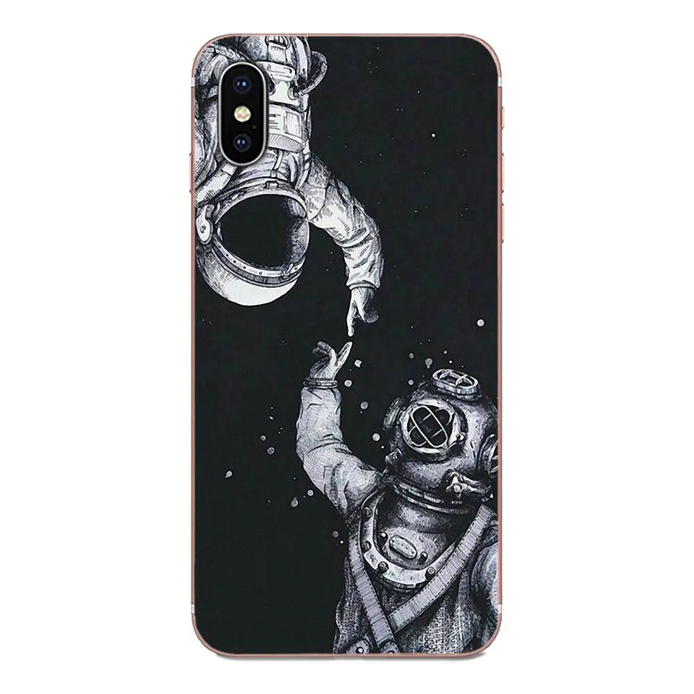 Космическая любовь Луна астронавт для Samsung Galaxy A51 A71 A81 A90 5G A91 A01 S11 S11E S20 Plus Ультра