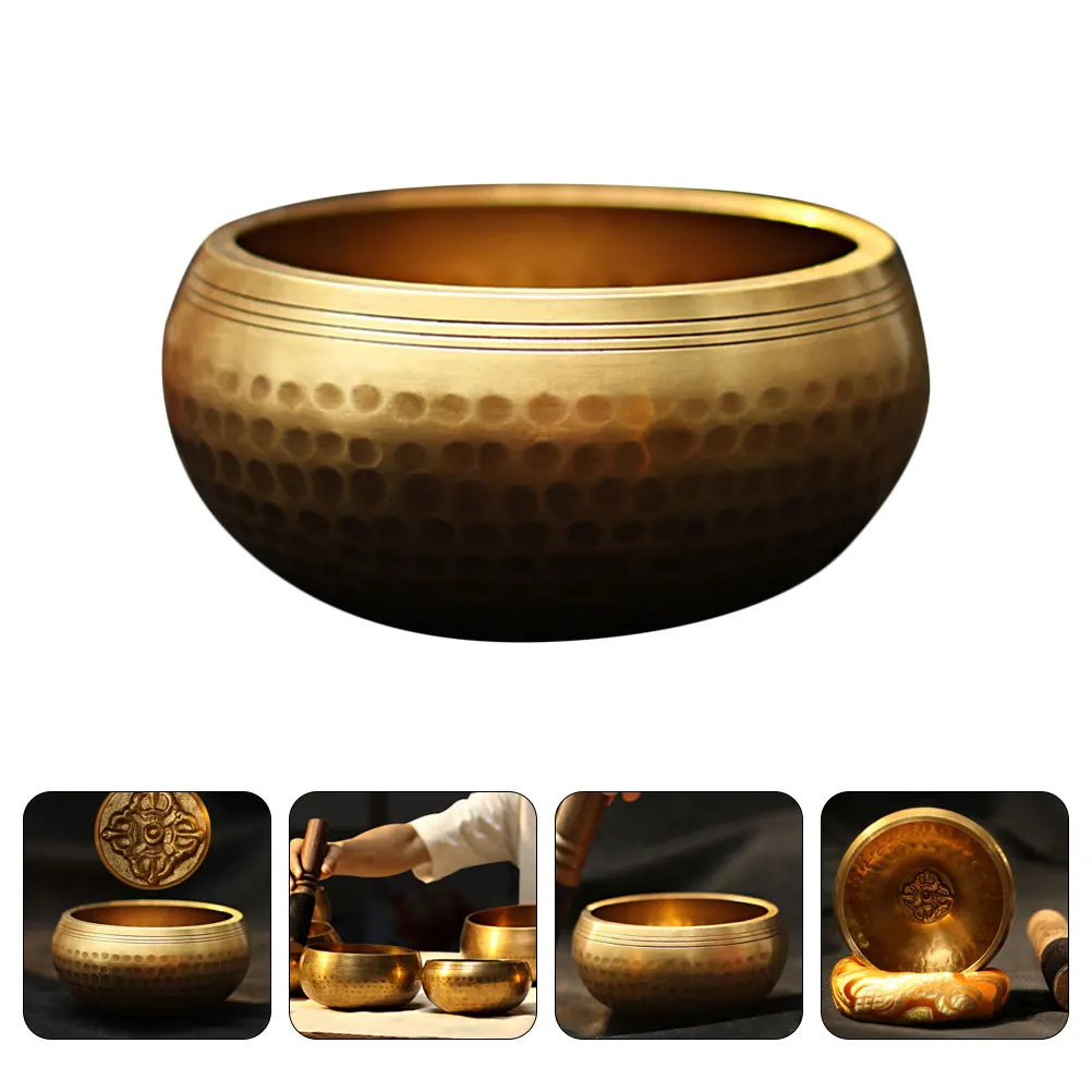 

1 Set Practical Delicate Meditation Sound Bowl Yoga Healing Bowl Tibetan Singing Bowl