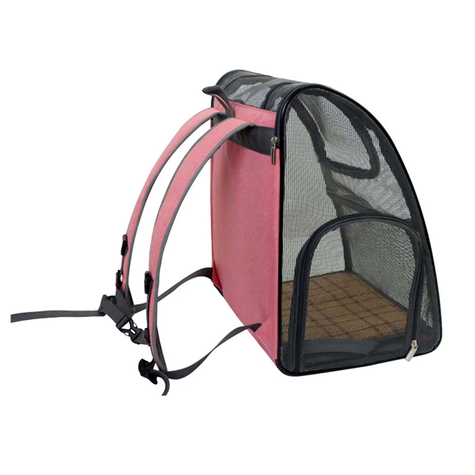 

Сетчатая Сумка-переноска для собак и кошек, Модный переносной ранец для питомцев, вместительная видимая Защитная походная уличная дорожная...