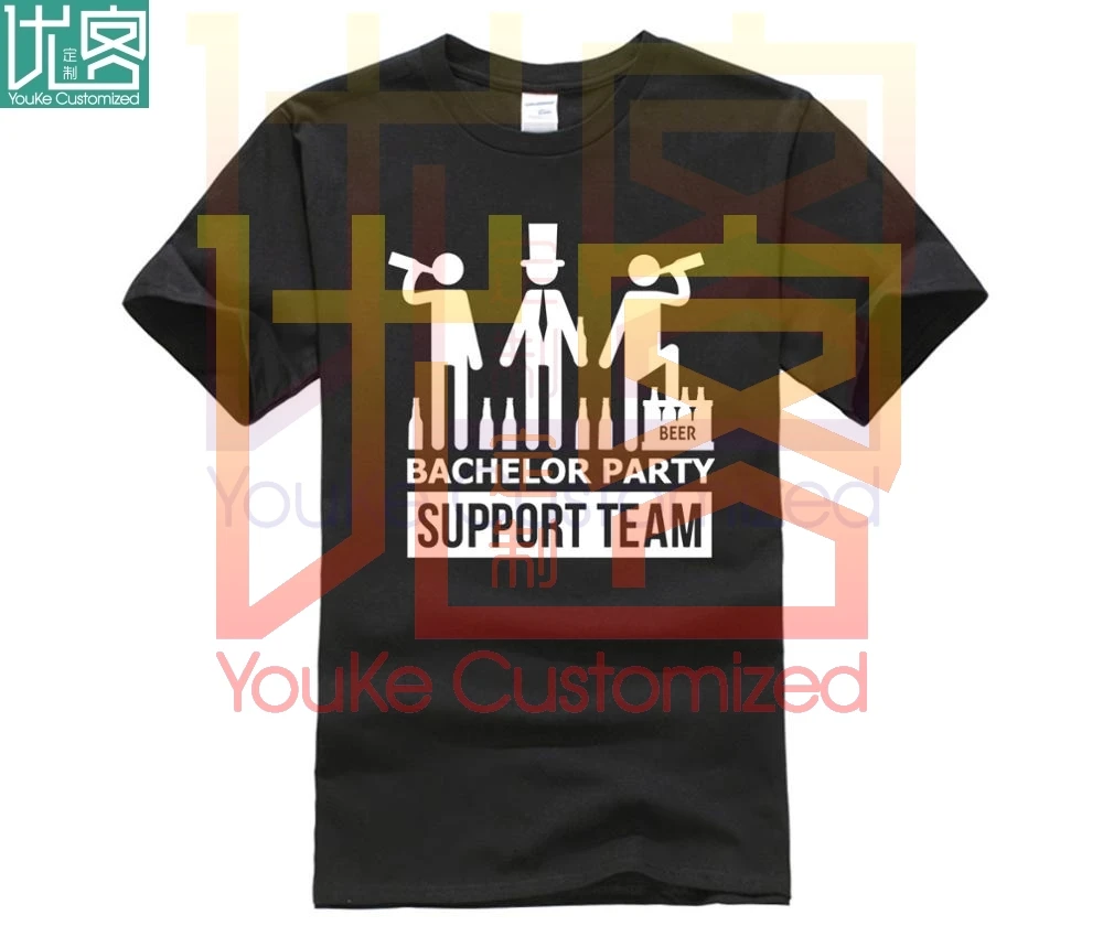 Мальчишеская Вечеринка жениха drinking Команда Подарок на вечеринку Черная Мужская