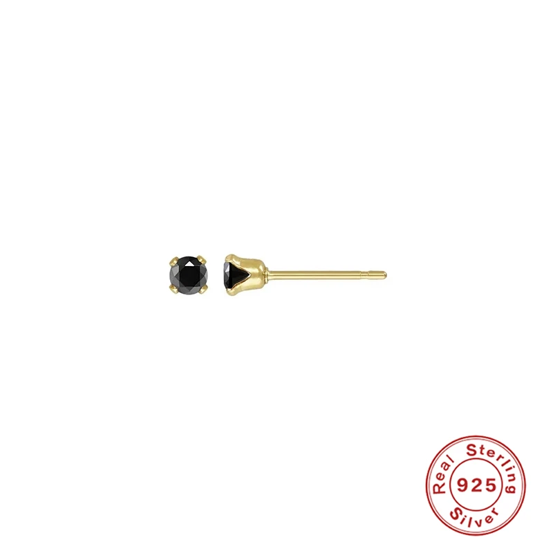 Женские серьги-гвоздики ROXI Mini из стерлингового серебра 925 пробы с камнями по