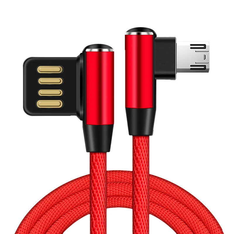 

L-Line 90 degree elbow 8 pin USB Cable for iPhone Xs Max 8 7 6s 5s Micro USB data Cable Fast Charging for Samsung Xiaomi huawei