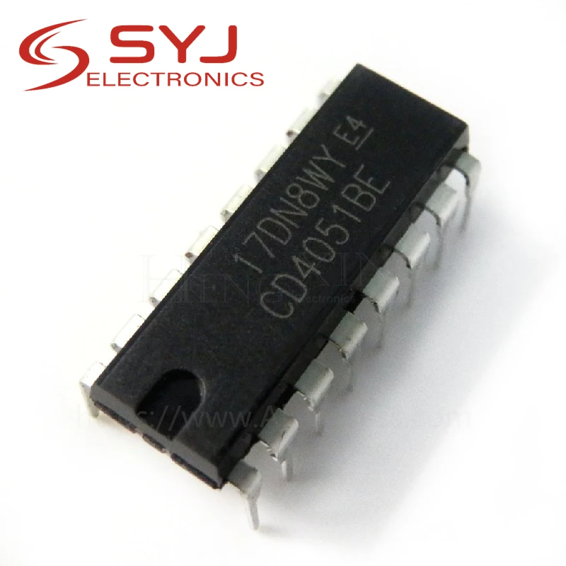 10 шт./лот CD4051BE CD4051BD CD4051 DIP 16 новый оригинальный в наличии|Интегральные схемы| |