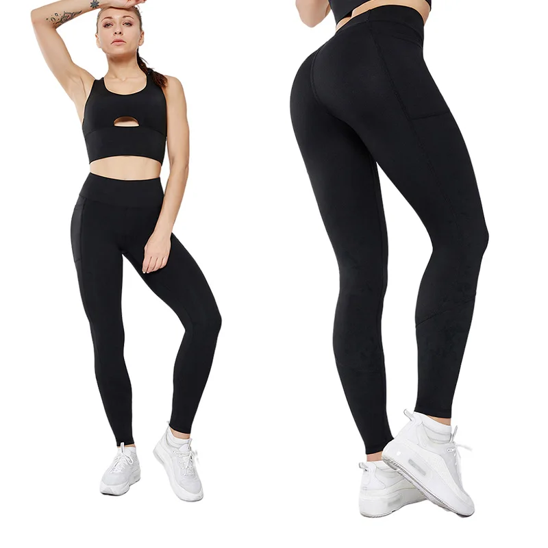 High Waist Yoga Pants with Pockets, Tummy Control, Workout Pants for Women 4 Way Stretch Yoga Leggings with Pockets