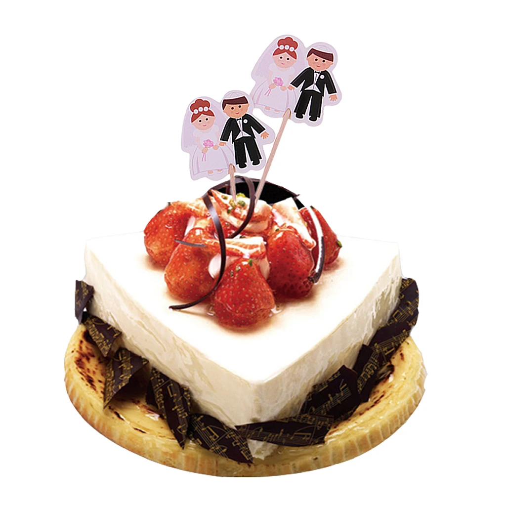 20шт бумажный Топпер для невесты и жениха украшение свадебной вечеринки | Дом сад