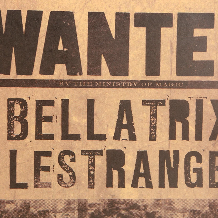 Захотел Bellatrix lestranna винтажный Ретро Крафт плакат декоративные картины 42X30 см
