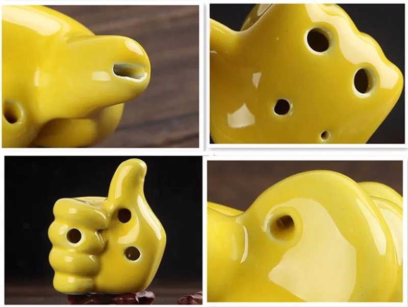 6 отверстий ocarina мультфильм лягушка серия ocarina флейта духовые Музыкальные инструменты Флейта Zelda Керамическая Флейта для детей игрушка ocarina