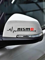 Hot Interesting 2 X Nismo Car Rearview Mirror Car Sticker Motorcycle Decals KK Decal Vinyl Bumper Cover PVC 12cm2cm