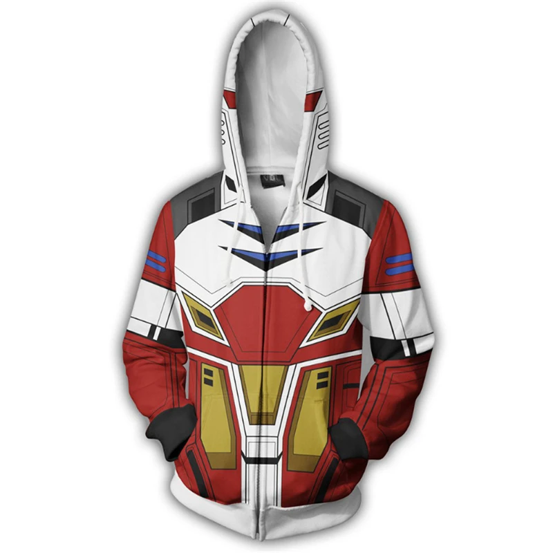 3D Printed My Hero Academia Hoodie Men Women Boko no Hero Academia Cosplay Costume Zipper Sweatshirt School Jackets - Цвет: 6