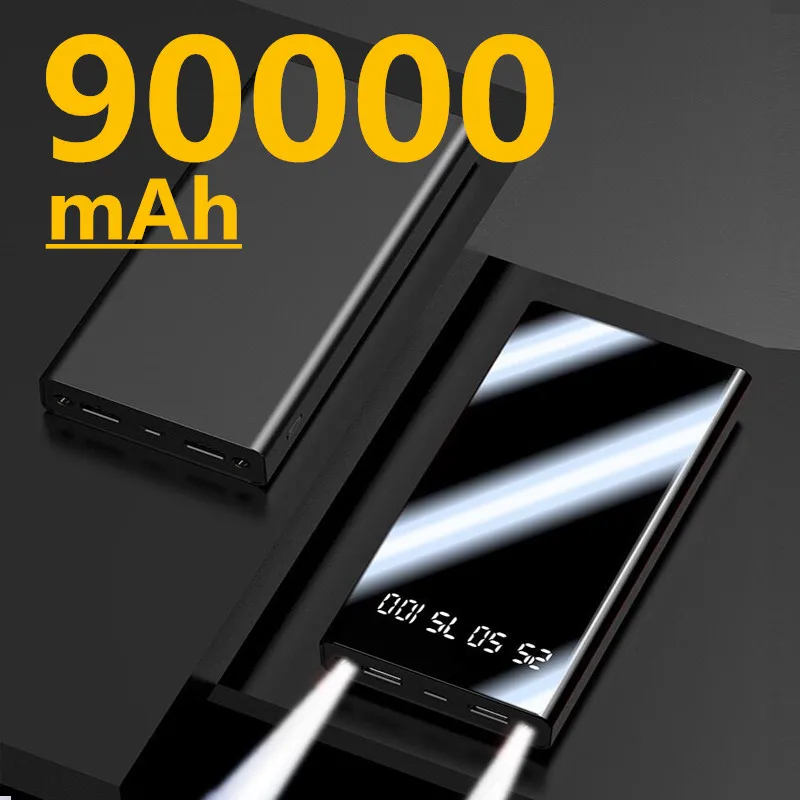 Внешний аккумулятор высокой емкости на 90000 мА · ч с USB-портами | Мобильные телефоны