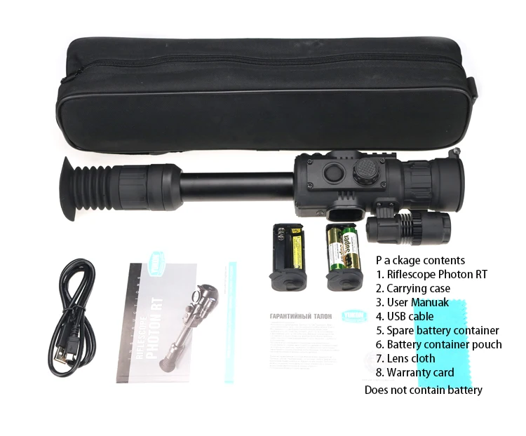 Yukon night vision riflescope for hunting Photon RT 6х50S Digital collimator sight night vision scope