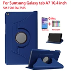Вращающийся на 360 градусов чехол для Samsung Galaxy tab A7 10,4 SM-T500 SM-T505, кожаный чехол-подставка для tab A7 10,4 дюймов T500 T505 T507