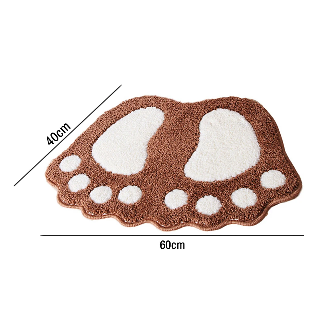 

40x60cm Home Bath Soft Non Slip Mat Water Absorption Shaggy Mat Toilet Floor Mat Microfiber Table Non-slip Mat