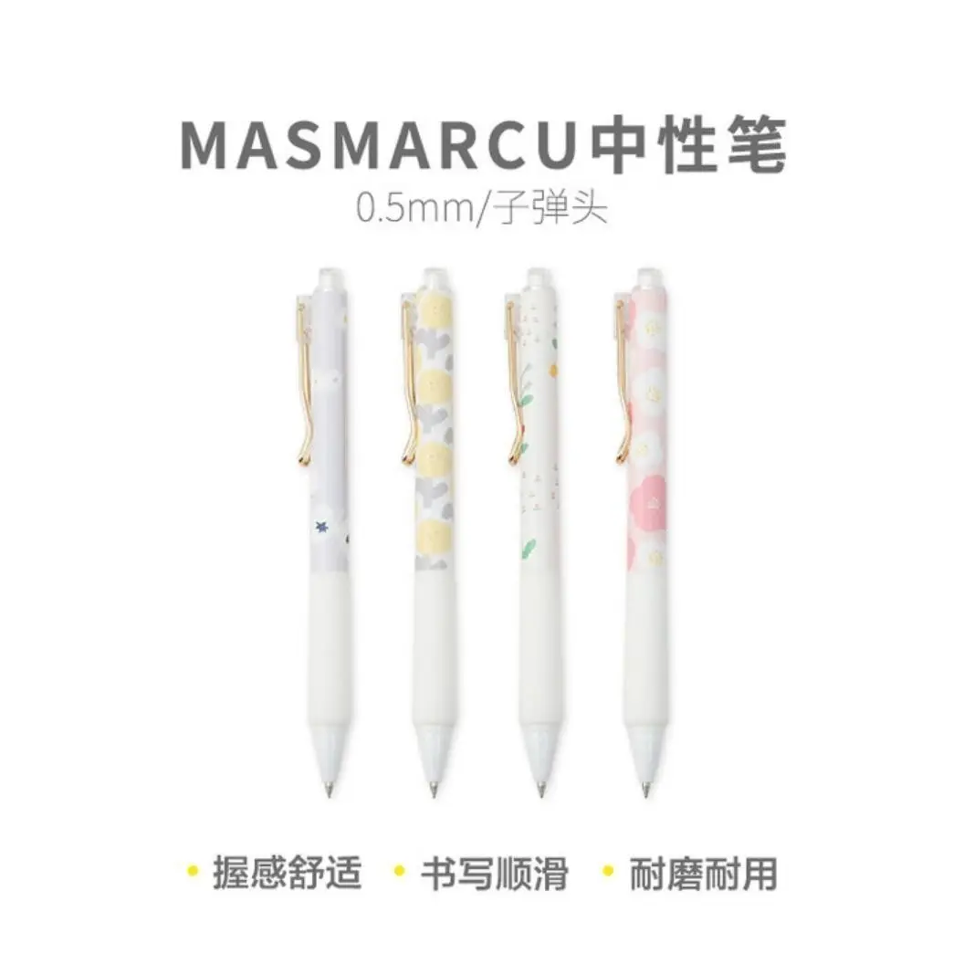 

【Factory Alliance Outlet Store】2pcsSoft glue black pen for students Kawaii Stationery sationary pens cool pens