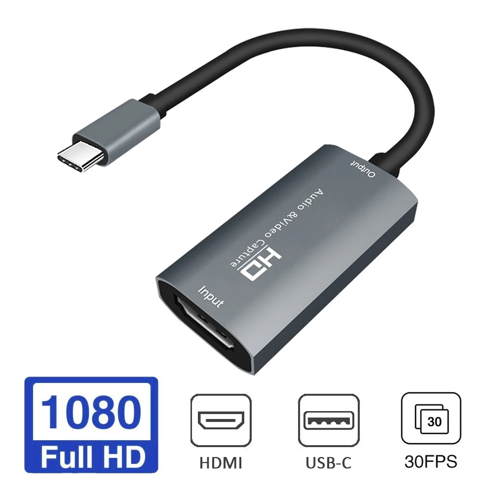 Портативная видеокарта HD 1080P с HDMI на TYPE C | Компьютеры и офис