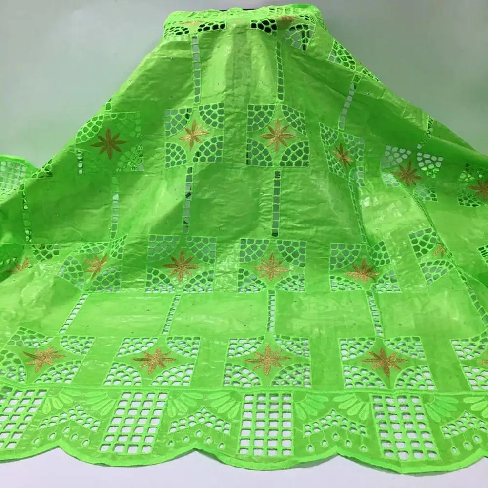 

Новая bazin богатая ткань вышитая bazin парчовая хлопковая африканская bazin кружевная ткань для женского платья 5 ярдов