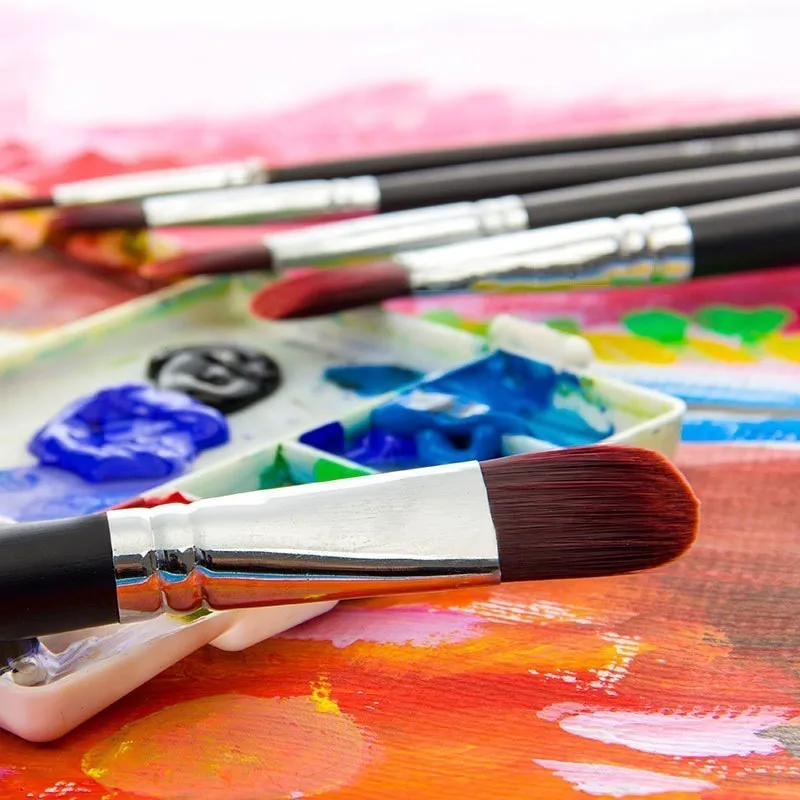 Кисть для масла утки язык нейлоновая кисть винно-красная гуаши акриловая