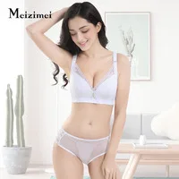 Meizimei, большие размеры, женское нижнее белье, комплект с бюстгальтером, нижнее белье, трусики, нижнее белье, кружевное, супер пуш-ап, бюстгальтер, сексуальное нижнее белье, bh трусики