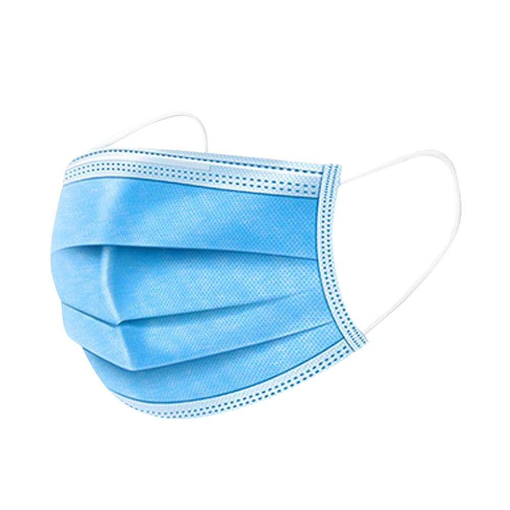 

Fast Delivery Disposable Face Mask 3 Layer Ply Non Wove Filter Safety Mouth Mask Breathable Anti-Dust Meltblown Earloops Masks