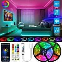 led strip bluetooth light 5m 30m dc 12v 50502835 waterproof led strip ribbon diode tape rgb controller power adapter for home
