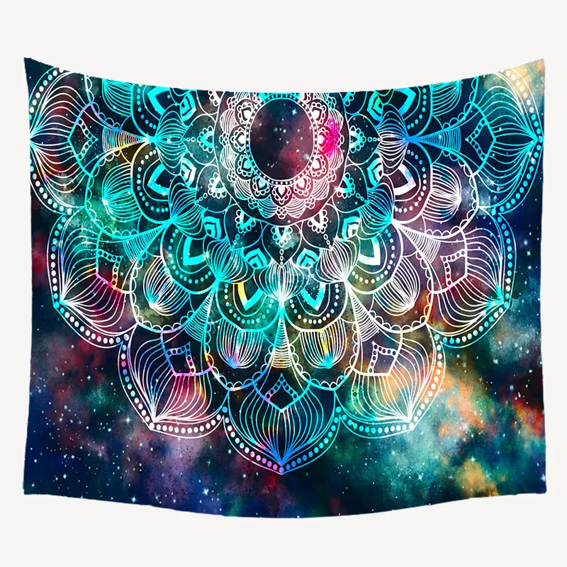 Домашний декоративный гобелен в богемном стиле настенный психоделический