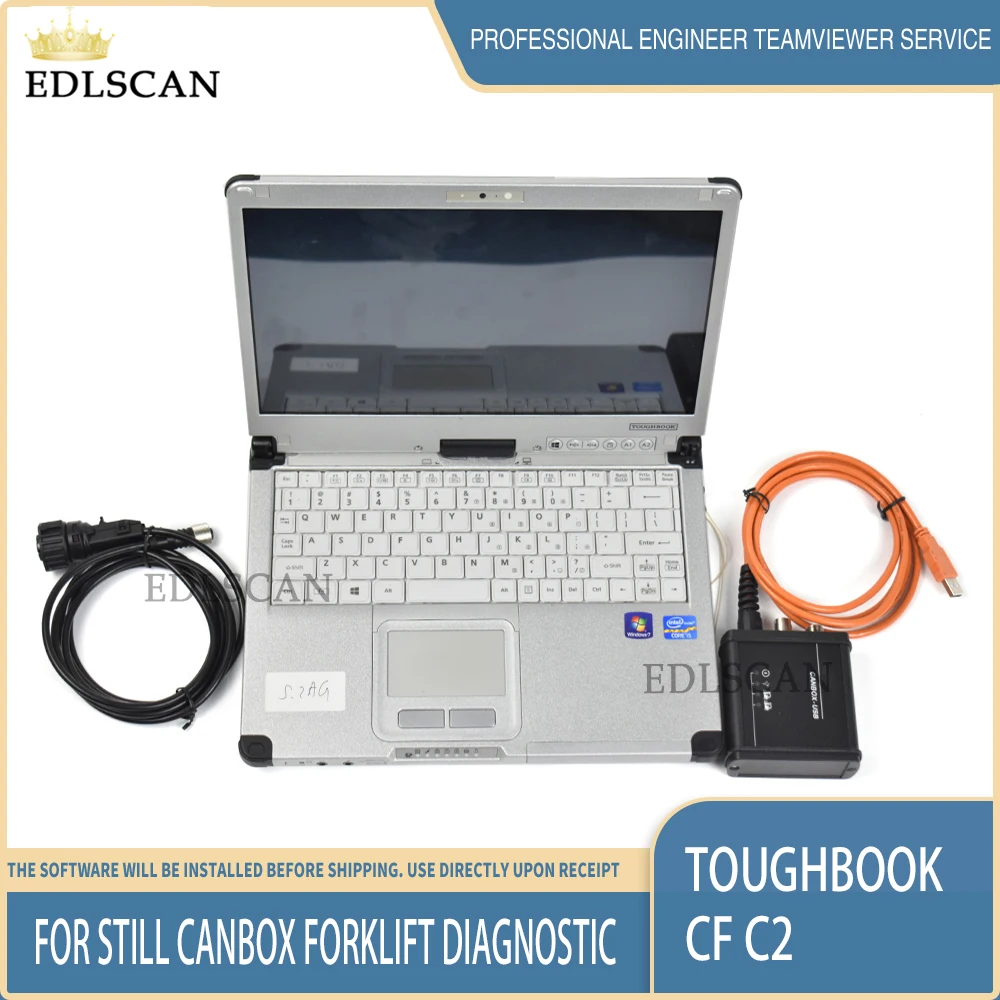 

For Linde Canbox Kit Pathfinder LSG + Judit Incado + for Still Canbox USB Forklift Diagnostic Tool Toughbook CF19 CFC2