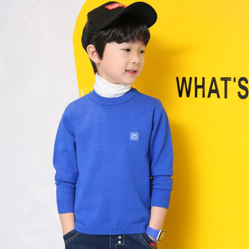 Одежда для мальчиков Детская осенняя теплая куртка детская зимняя вязаная