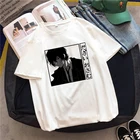 Женская футболка с коротким рукавом и принтом бродячих собак Bungo, Повседневная Уличная одежда в стиле Харадзюку, рубашка в стиле панк, хип-хоп, на лето