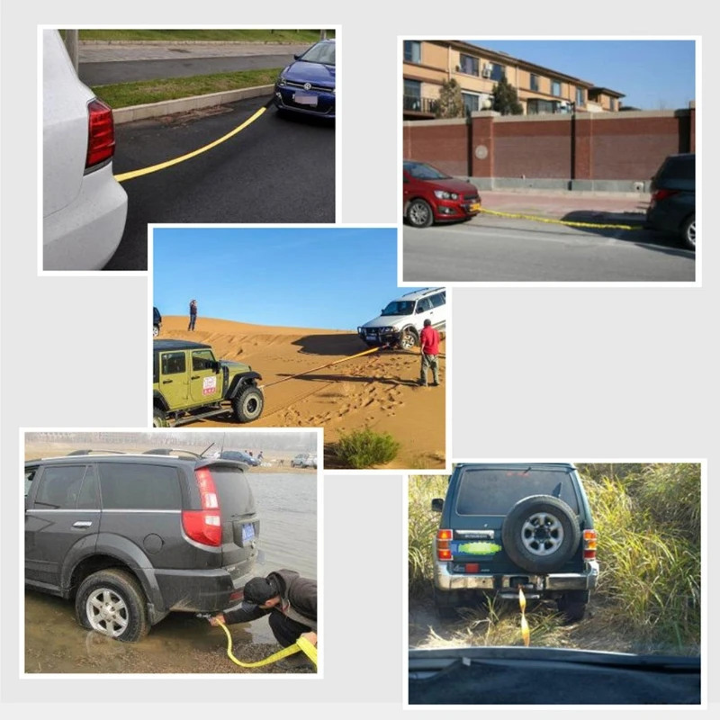 Тяжелые Светоотражающие буксировочные тросы 5 тонн 4 м | Автомобили и мотоциклы