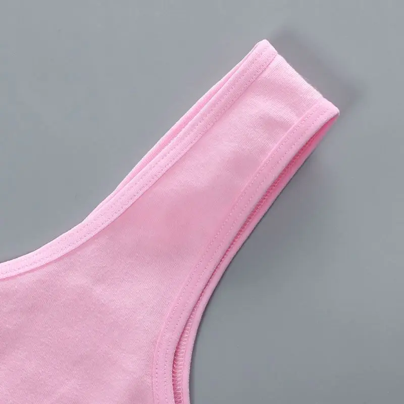 

Young Girls Bra Cotton Puberty Girl Underwear Wirefree Bra for Teens Vest Fashion Young Girls Bra