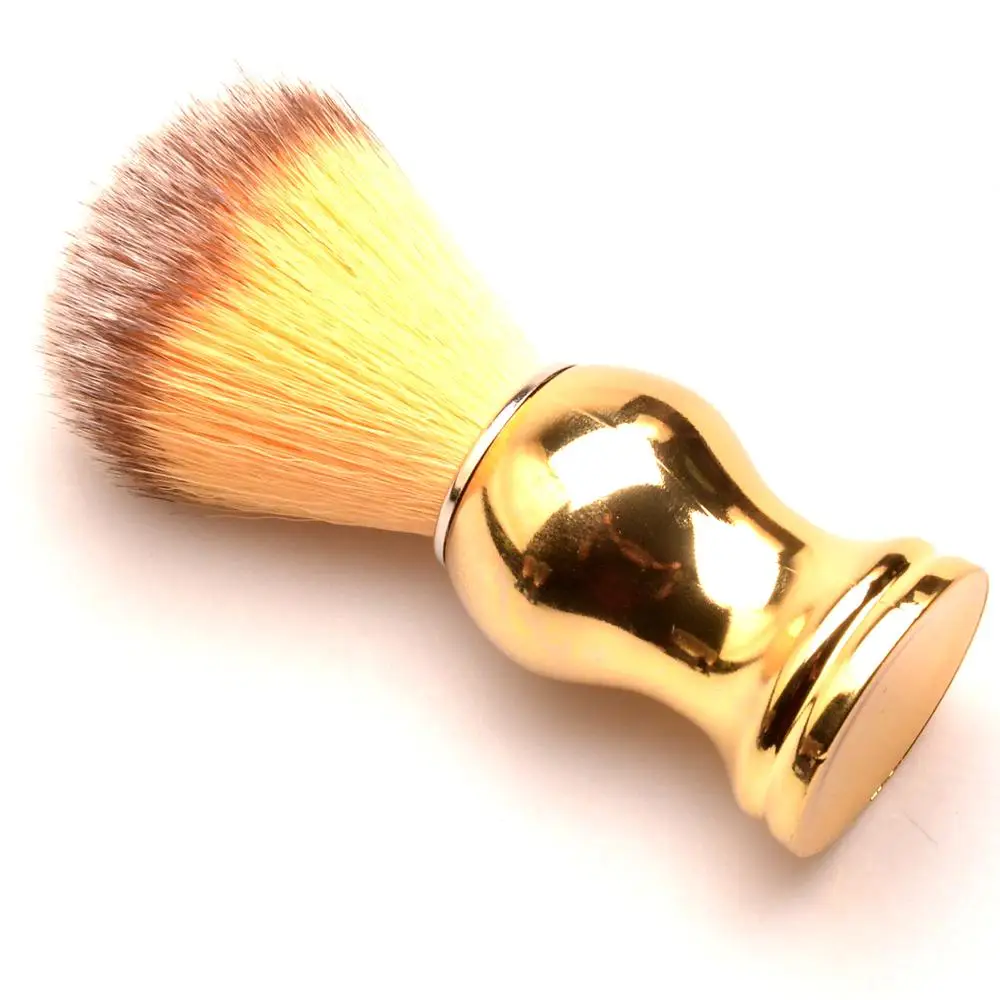CSB синтетическая нейлоновая мягкая щетка для бритья мужчин золотая ручка
