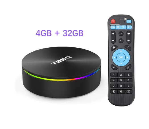 4G 32G TV BOX ТВ-приставка Amlogic S905X2 Android 8,1 T95Q 4K Smart медиаплеер T95Q 4G 32/64G DDR4 четырехъядерный 2,4G& 5GHz Wifi PK X96 MAX ТВ-приставка - Цвет: 4G 32G TV BOX