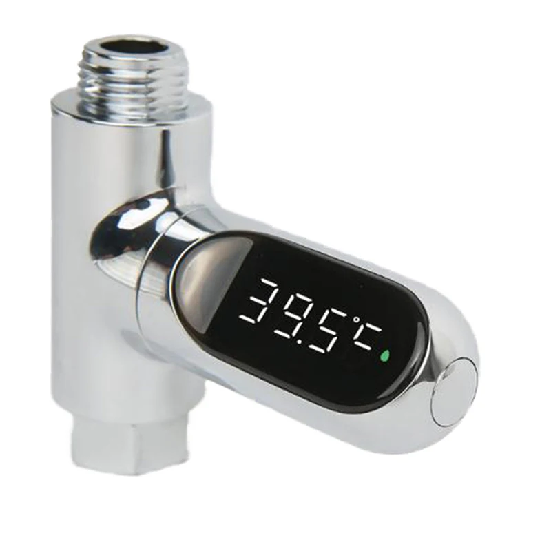 

Led Display Water Shower Thermometer 360° Rotating Water Temperature Monitor Energy Smart Meter Thermometer Bathroom Supplies