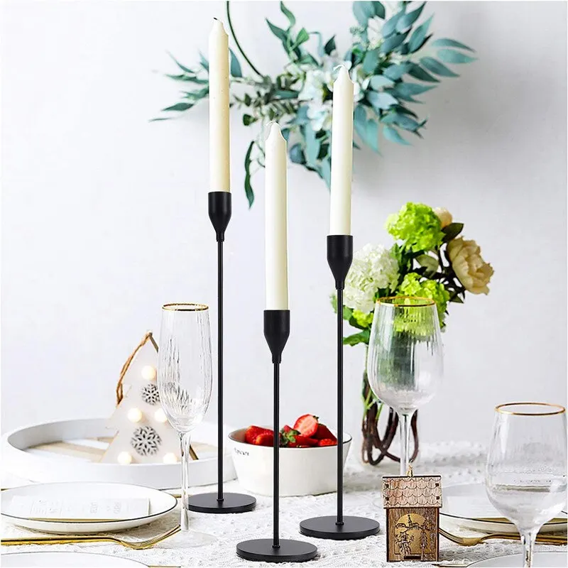 

Металлические подсвечники в китайском стиле, 3 шт./компл., простой золотой свадебный декор, бар, вечеринка, гостиная, Декор для дома