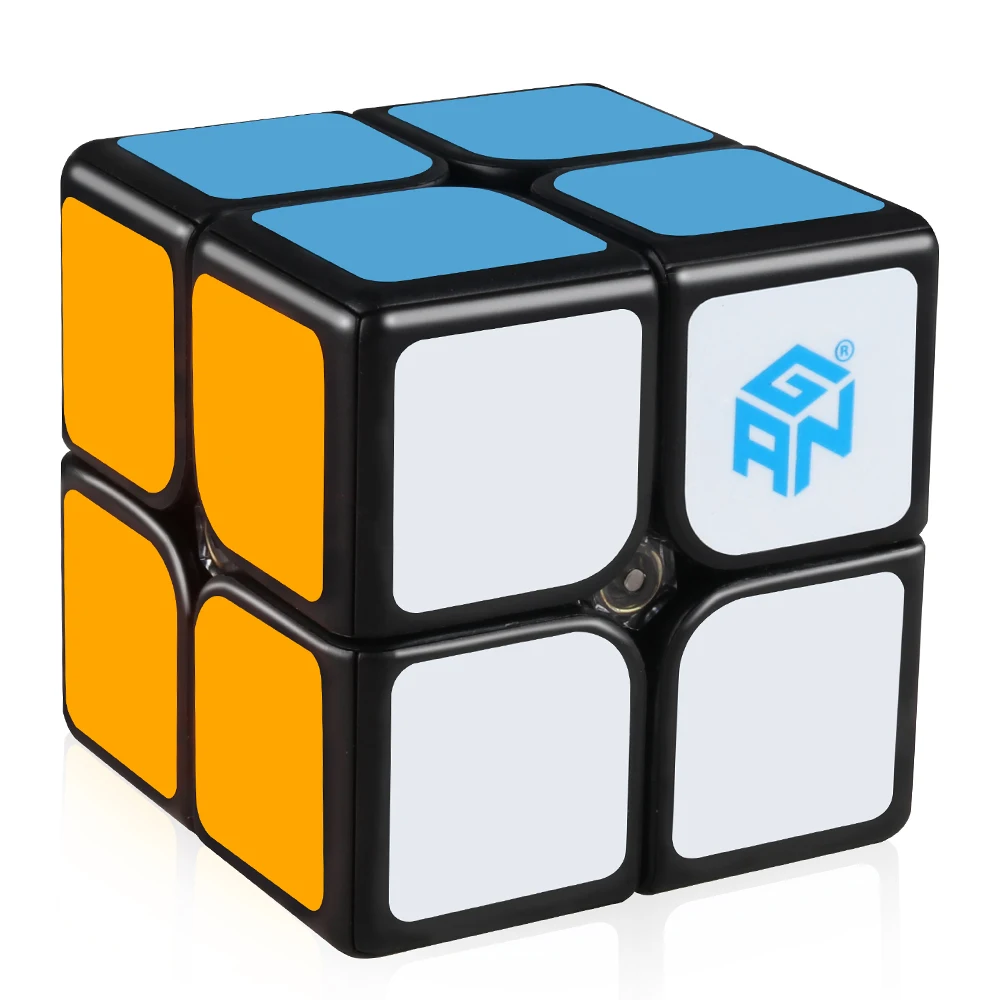 D FantiX GAN 249 V2 M 2x2 скоростной куб магнитные Ганы 2x2x2 магический пазл черный